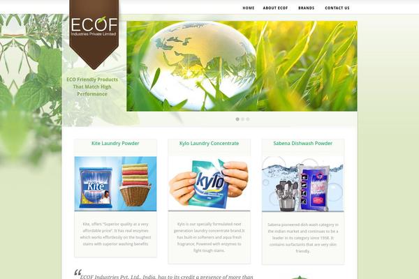 eco-friendly theme websites examples