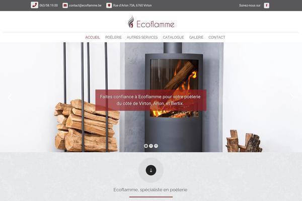 ecoflamme.be site used Monsite