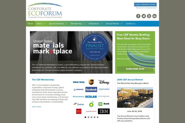 ecoforum.com site used Blacktie