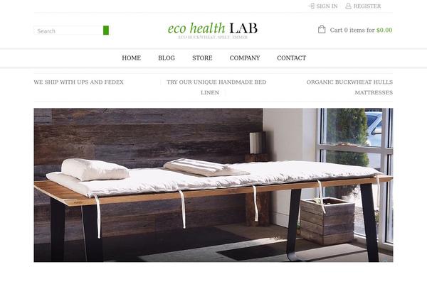 ecohealthlab.com site used Legenda