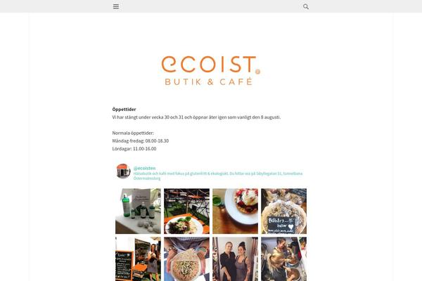 ecoist.se site used Ecoist