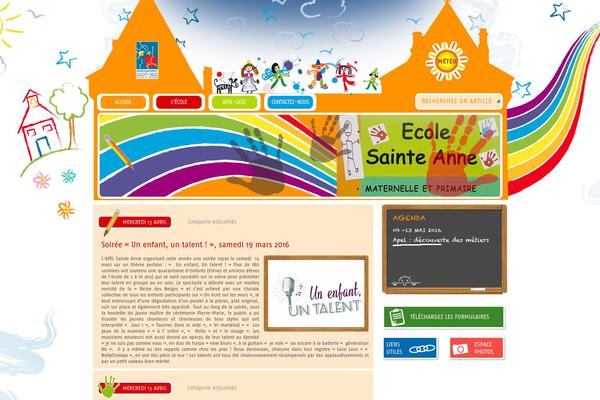 ecole-sainte-anne.eu site used Sainte-anne