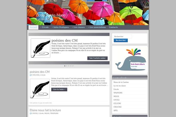 WordPress website example screenshot