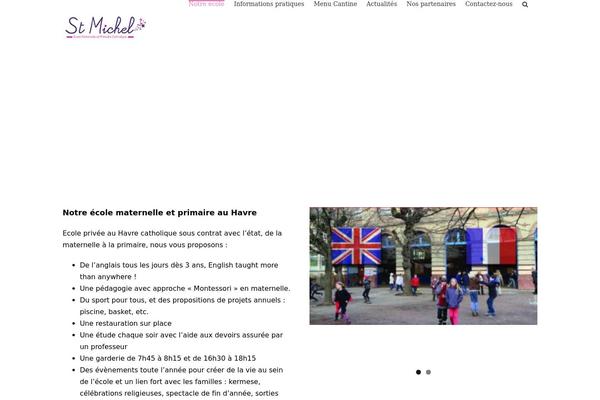 Avada theme site design template sample