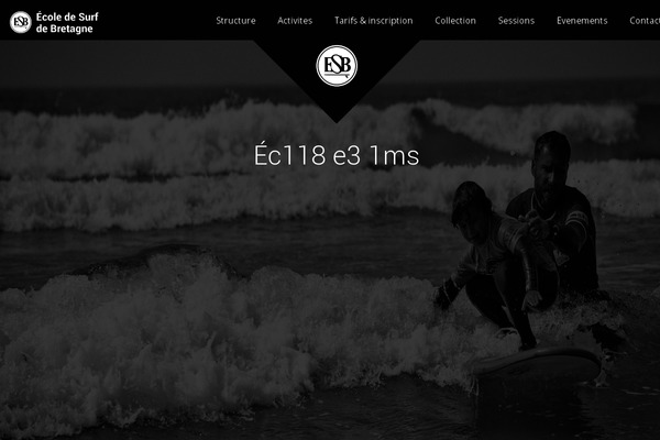 ecole-surf-bretagne.fr site used Proxim