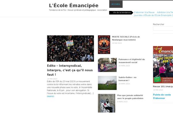 ecoleemancipee.org site used Poseidon-ee