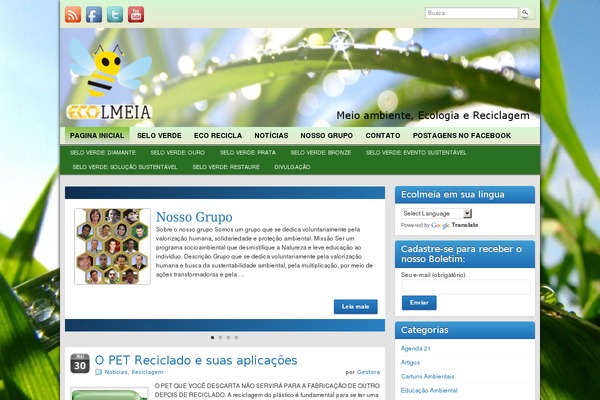 ecolmeia.org.br site used Pet-care-clinic-pro