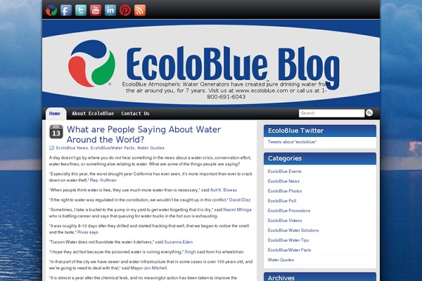 WordPress website example screenshot