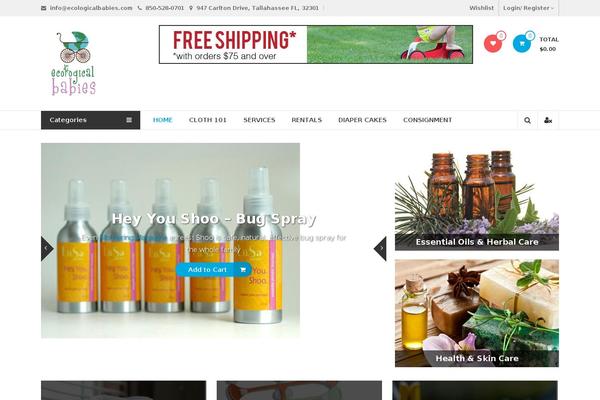 eStore theme site design template sample