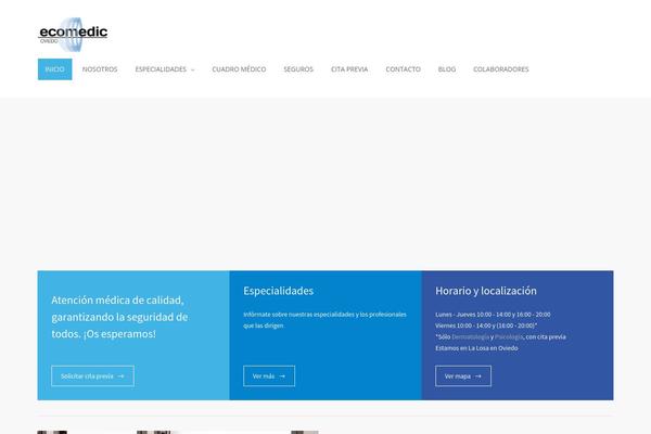 MediCenter theme site design template sample