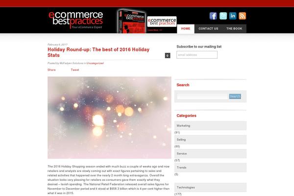 ecommerce-best-practices.com site used Designredux