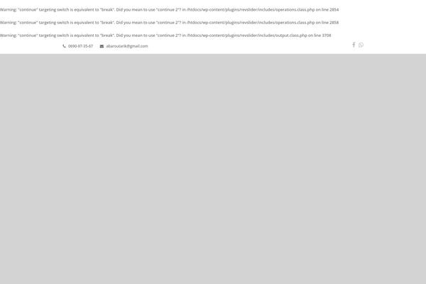 Total theme site design template sample