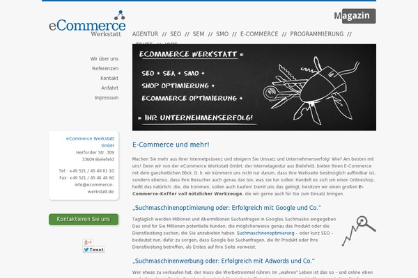 ecommerce-werkstatt.de site used Ecommercewerkstatt