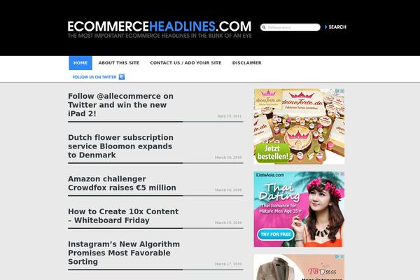 ecommerceheadlines.com site used Magazeen