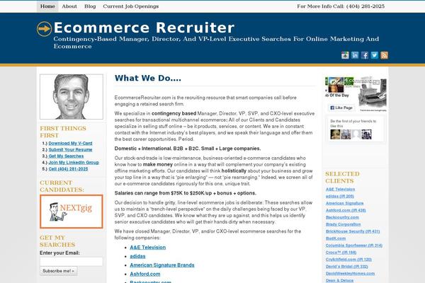 WordPress website example screenshot