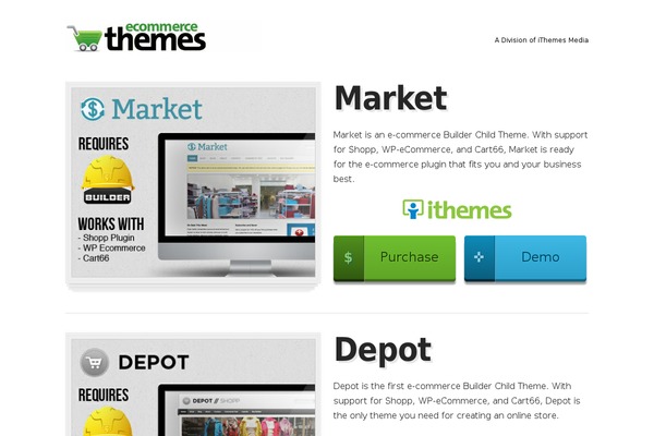 BUILDER theme site design template sample