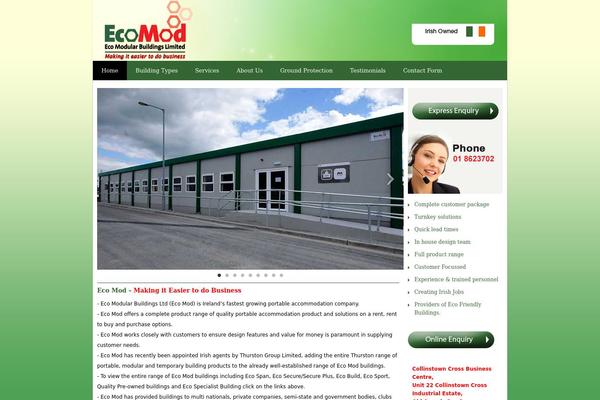 ecomod.ie site used Ecomod