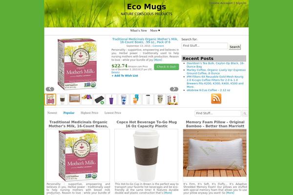 ecomugs.com site used Covert Store Builder