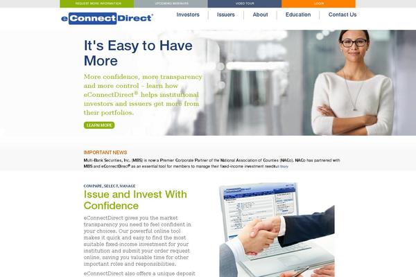 econnect theme websites examples