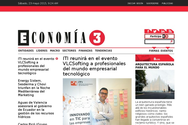 economia3.com site used Economia3