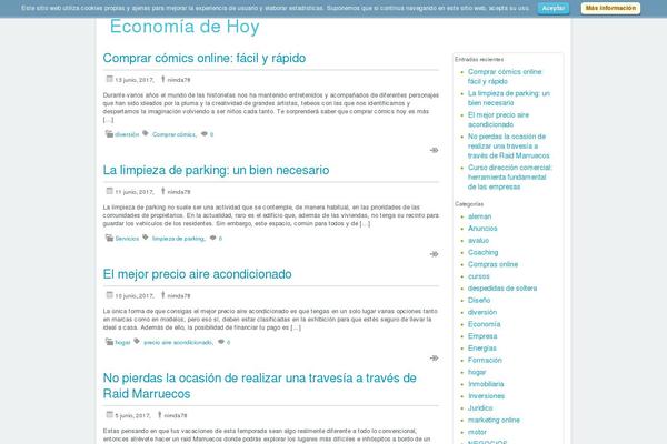 WordPress website example screenshot