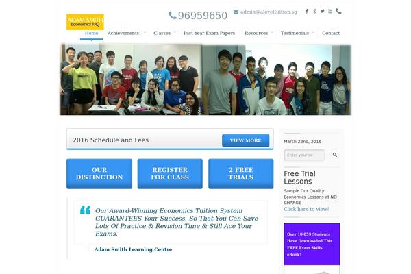 economics-tuition.com site used Twenty Twenty