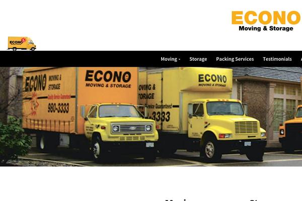 Econo theme site design template sample