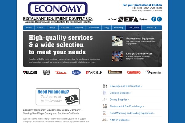 economyrestaurantequip.com site used Economy
