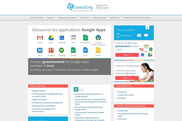 econsulting.fr site used Zinc