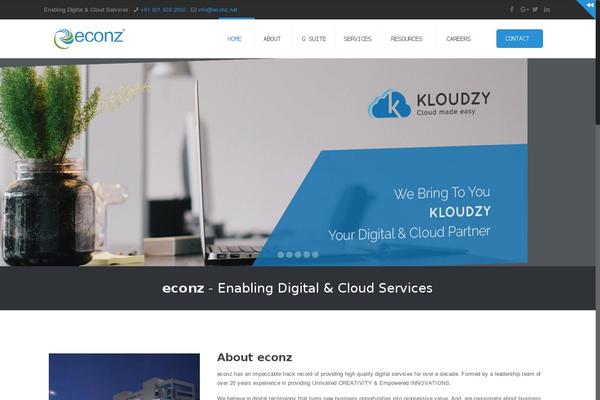 WordPress website example screenshot