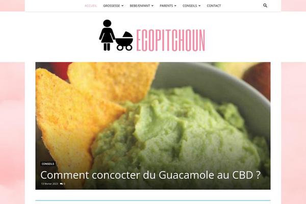 Newspaper Child theme site design template sample