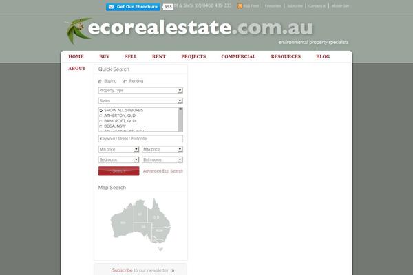 ecorealestate.com.au site used The-eco-realestate