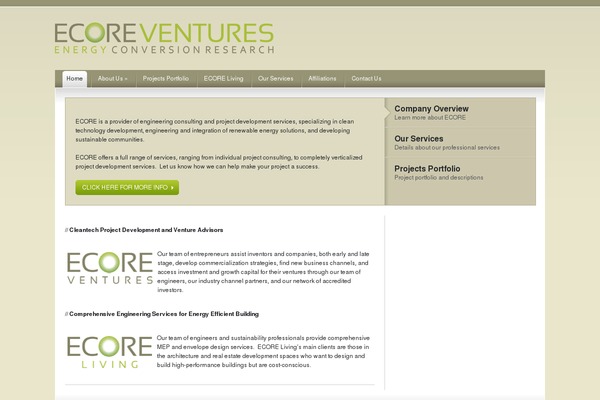 ecoreventures.com site used The Station