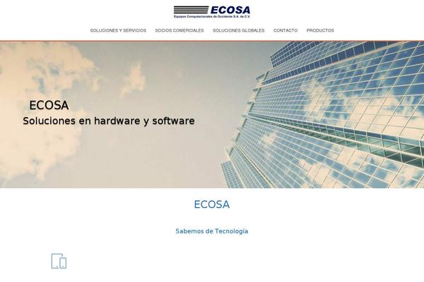 ecosa.com.mx site used Vantage