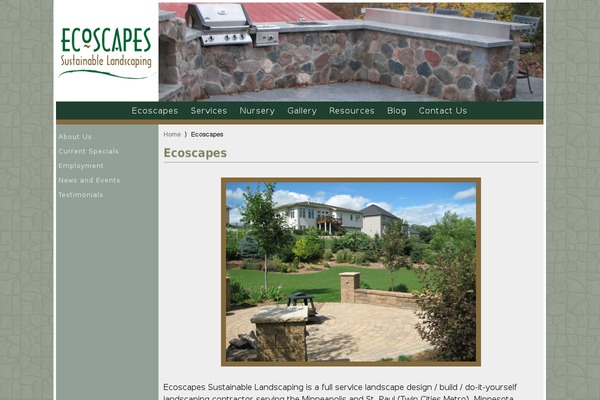 ecoscapes1.com site used Ecoscapes1