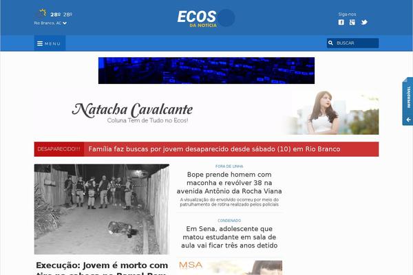 ecosdanoticia.com.br site used Ecosdanoticia