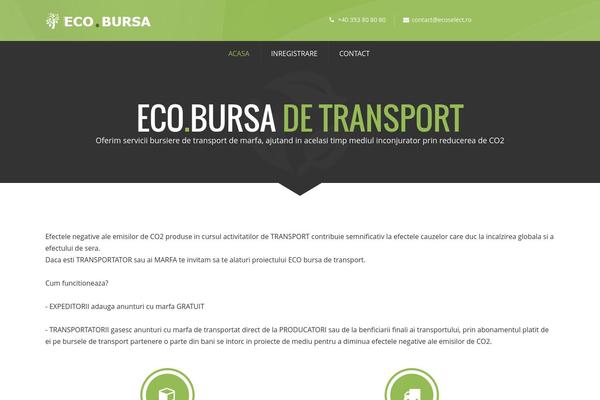 Eco Recycling theme site design template sample