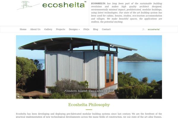ecoshelta.com site used Architektthemeresponsive