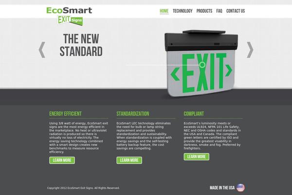 ecosmartexits.com site used Ecosmart