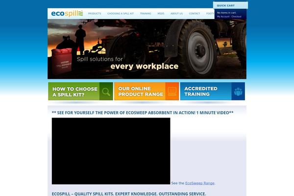 ecospill.com.au site used Ecospill