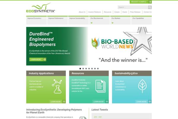 ecosynthetix.com site used Ecosynthetix