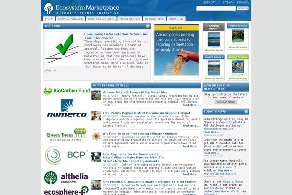 ecosystemmarketplace.com site used Ecosystemmarketplace