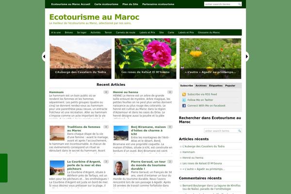 ecotourisme-maroc.org site used WP-MediaMag