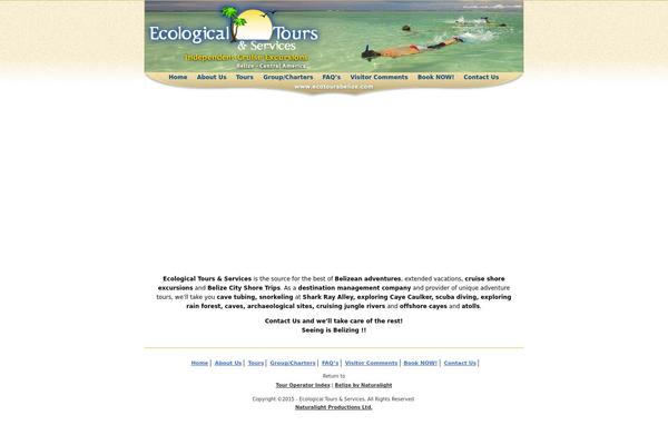 ecotoursbelize.com site used Ecot