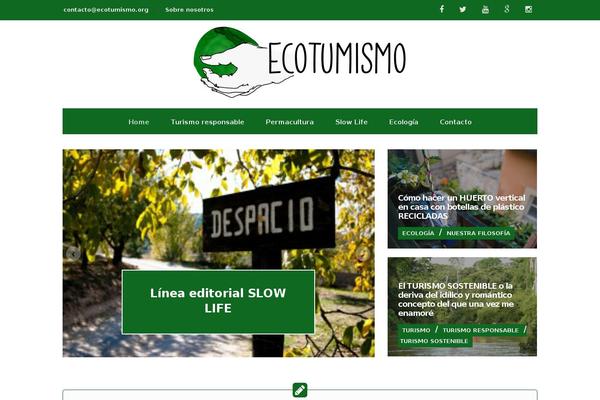 ecotumismo.org site used Papillion_child_theme