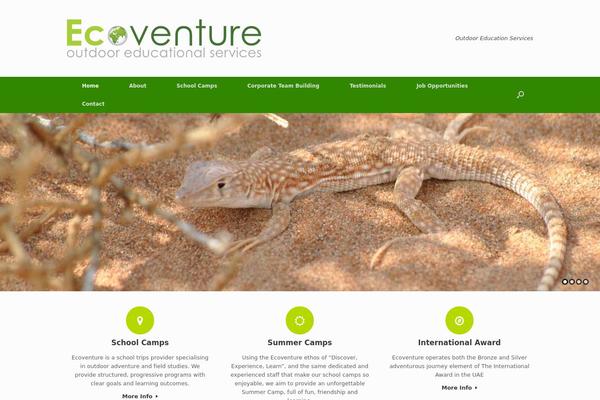 Vantage theme site design template sample