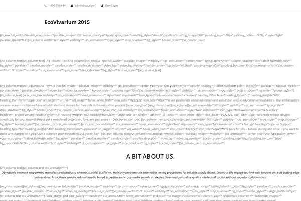 WordPress website example screenshot