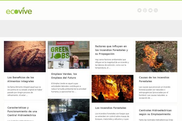 ecovive.com site used Pinboard