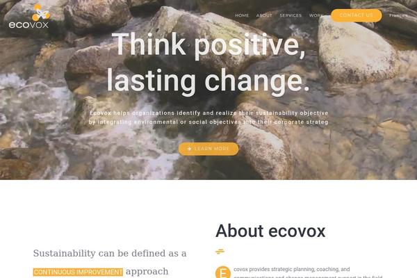 WordPress website example screenshot
