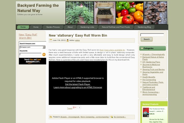 ecoyardfarming.com site used Ecoyardfarm